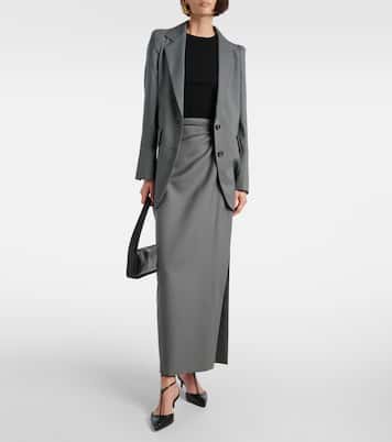 Maxirock aus Wolle, Mohair und Seide | Max Mara