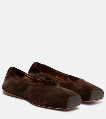 Pointe suede ballet flats | Alaïa