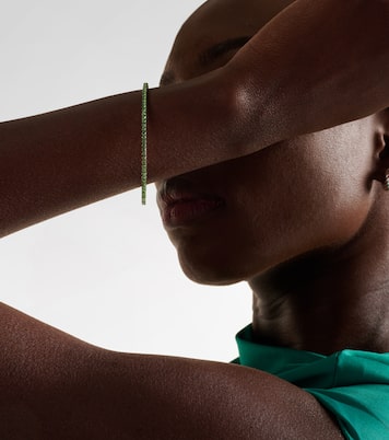Bracelet en or blanc 18 ct et tsavorites | Bucherer Fine Jewellery