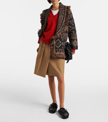 Grunge Beat wool-blend cardigan | Alanui