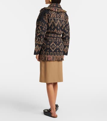 Grunge Beat wool-blend cardigan | Alanui
