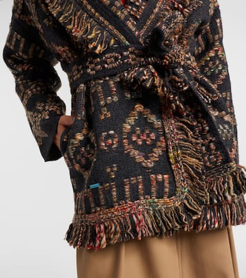 Grunge Beat wool-blend cardigan | Alanui