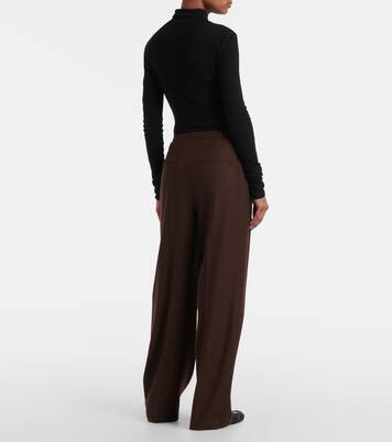 Pantalones rectos de tiro medio | Vince
