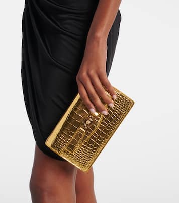 Borsa a spalla Medusa '95 in pelle metallizzata | Versace
