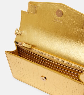 Borsa a spalla Medusa '95 in pelle metallizzata | Versace