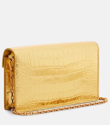 Borsa a spalla Medusa '95 in pelle metallizzata | Versace