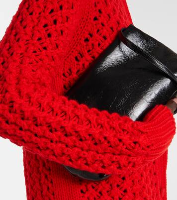 Open-knit wool cardigan | Jil Sander