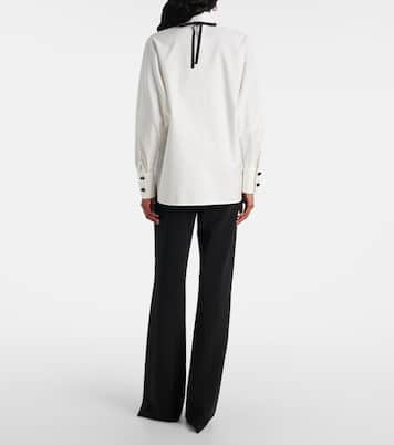 Camisa Roll de algodón y seda | Max Mara