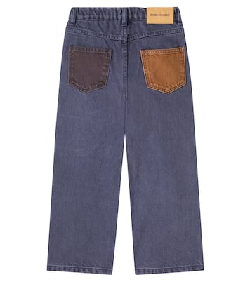 Colorblocked straight jeans | Bobo Choses