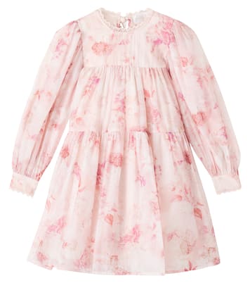 Floral smocked organza dress | Petite Amalie  