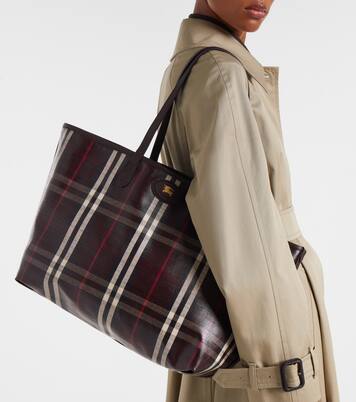 Highlands Medium jacquard tote bag | Burberry