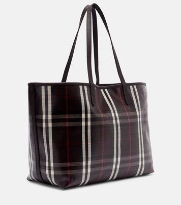Highlands Medium jacquard tote bag | Burberry