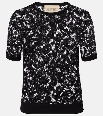 Floral lace top | Valentino