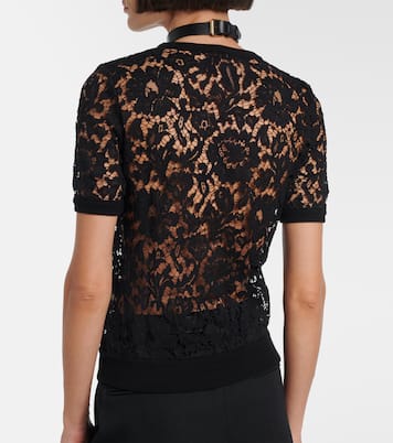 Floral lace top | Valentino