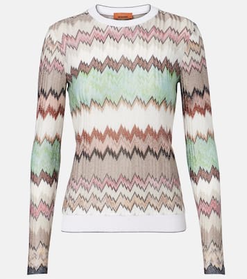 Zigzag lamé top | Missoni