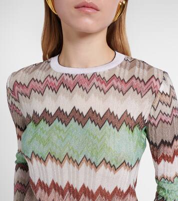Zigzag lamé top | Missoni