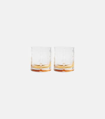 Bamboo set of 2 crystal tumblers | La DoubleJ