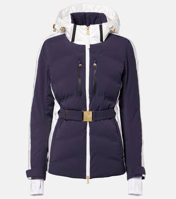 Kira belted hooded down ski jacket | Bogner