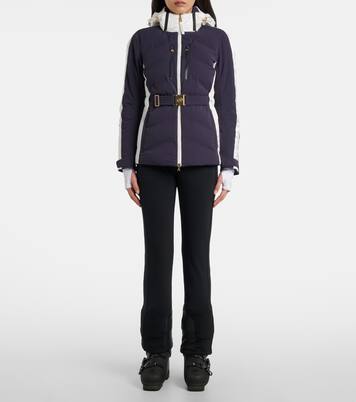 Kira belted hooded down ski jacket | Bogner