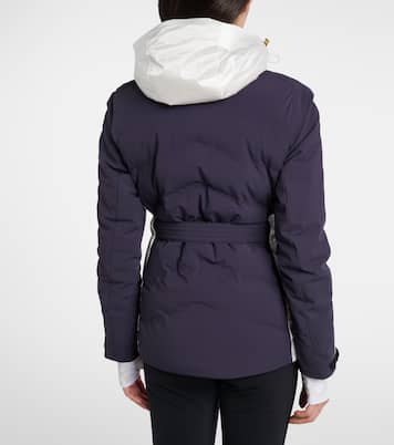 Kira belted hooded down ski jacket | Bogner