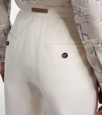 Gerade Hose Dentice aus einem Baumwollgemisch | Max Mara