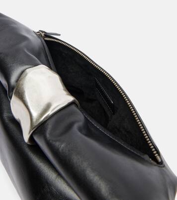 Cuff leather clutch | Staud