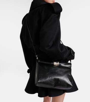 Cuff leather clutch | Staud