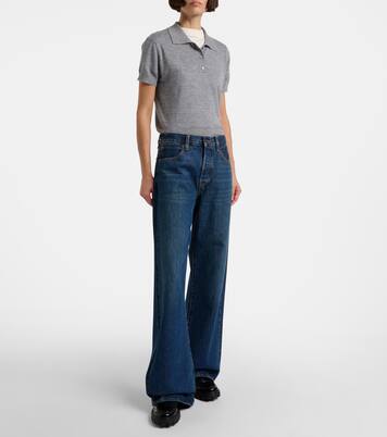 Loose low-rise wide-leg jeans | Frame