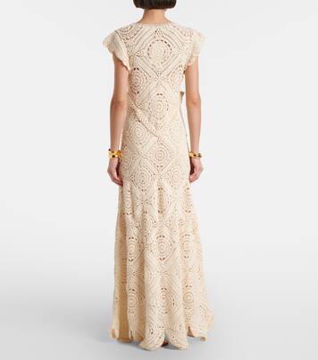 Annalisa crochet cotton maxi dress | Ulla Johnson