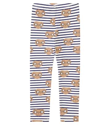 x E.T. cotton-blend jersey leggings | Mini Rodini