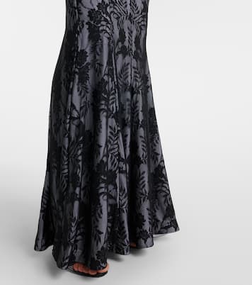 Robe longue Grace en dentelle | Norma Kamali