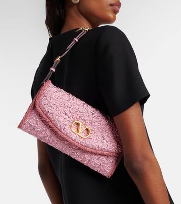 Borsa DeVain Small in jacquard | Valentino Garavani