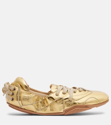 Bilaria metallic leather sneakers | Acne Studios