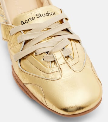 Bilaria metallic leather sneakers | Acne Studios
