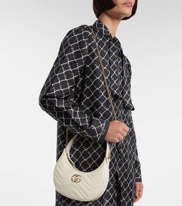GG Marmont Mini leather shoulder bag | Gucci