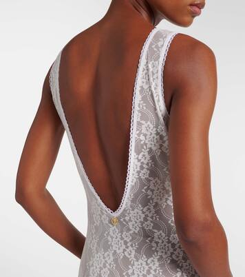 Abito lungo Adel in pizzo trasparente | Bananhot