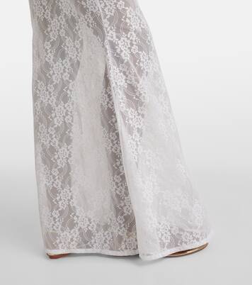 Abito lungo Adel in pizzo trasparente | Bananhot