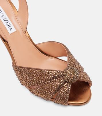 Sandalen Italian Flirt 75 aus Leder | Aquazzura