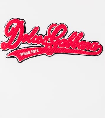Logo embroidered cotton T-shirt | Dolce&Gabbana Kids