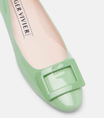 Ballerinas Gommettine aus Lackleder | Roger Vivier