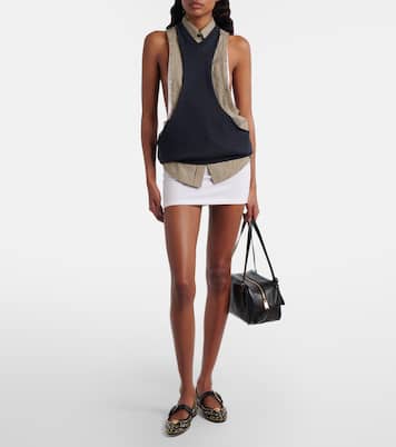 Knitted cotton top | Versace