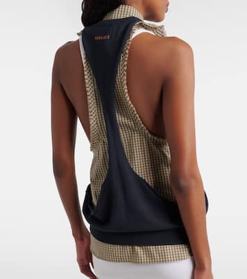 Knitted cotton top | Versace