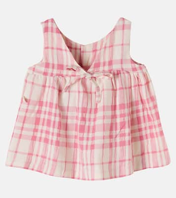 Baby Aranella cotton and linen dress | 1 + in the Family