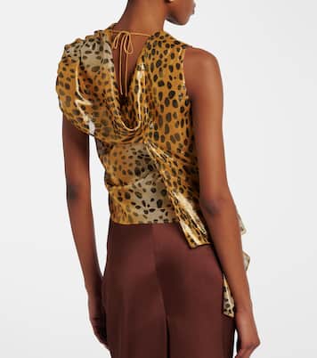 توب من الحرير المخلوط اللاميه | Jacques Wei