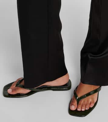 Sandali infradito in pelle stampata | Toteme