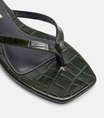 Sandali infradito in pelle stampata | Toteme