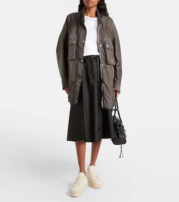 Sneakers Downtown Bold in Re-Nylon e suede | Prada