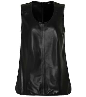 Blake leather tank top | Joseph