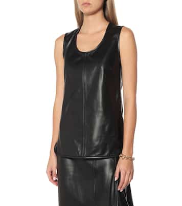 Blake leather tank top | Joseph