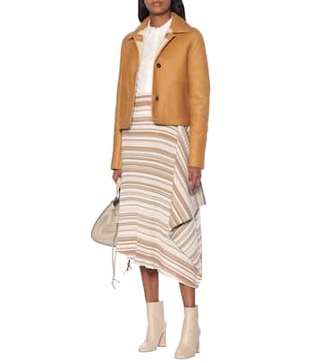 Striped wool skirt | JW Anderson